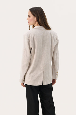 Part Two Jacket Beige Melange Nikoleta - MMJs Fashion