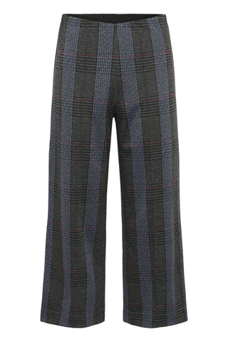 Part Two Large Check Trousers Grey Ilisan - MMJs Fashion
