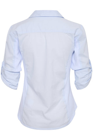 Part Two Long Sleeved Shirt Light Blue Cortnia - MMJs Fashion
