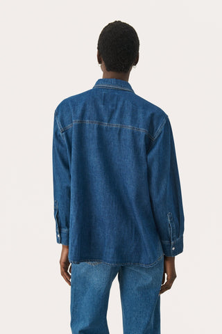 Part Two Medium Blue Denim Shirt Colette - MMJs Fashion