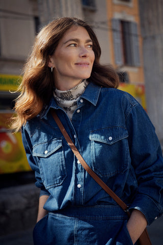 Part Two Medium Blue Denim Shirt Colette - MMJs Fashion