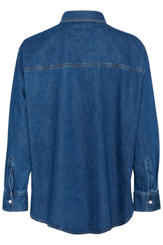 Part Two Medium Blue Denim Shirt Colette - MMJs Fashion
