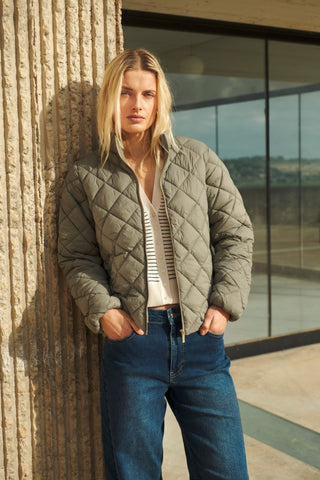 Part Two Padded Short Jacket Brown Olia - MMJs Fashion