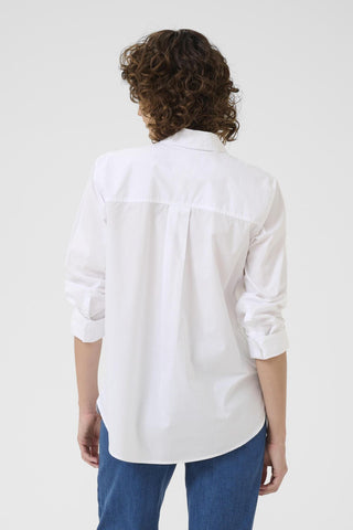 Part Two Pleated Shirt White Natinka - MMJs Fashion
