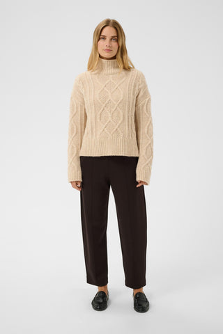Part Two Pull-On Trousers Brown Zena - MMJs Fashion