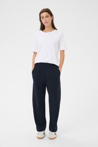 Part Two Pull-On Trousers Navy Blue Zena - MMJs Fashion