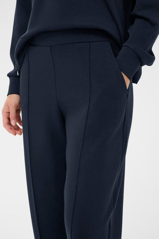 Part Two Pull-On Trousers Navy Blue Zena - MMJs Fashion