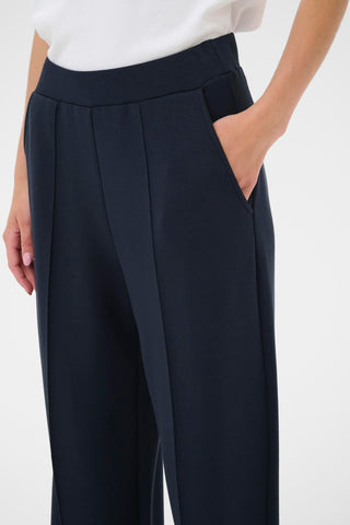 Part Two Pull-On Trousers Navy Blue Zena - MMJs Fashion