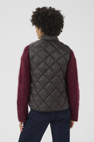 Part Two Quilted Gilet Black Sidse - MMJs Fashion