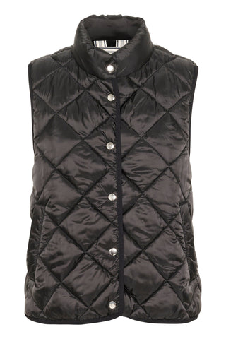 Part Two Quilted Gilet Black Sidse - MMJs Fashion