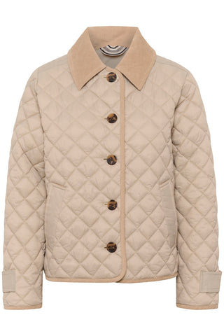 Part Two Quilted Jacket Beige Safiya - MMJs Fashion