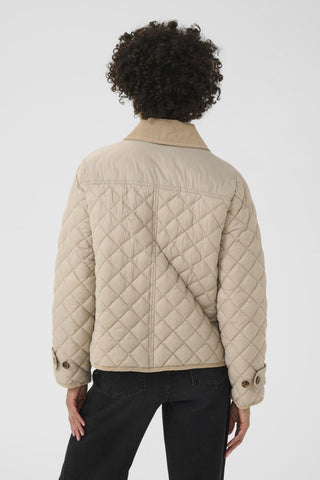 Part Two Quilted Jacket Beige Safiya - MMJs Fashion