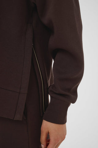 Part Two Raglan Sweatshirt Brown Zola - MMJs Fashion