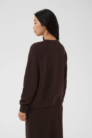 Part Two Raglan Sweatshirt Brown Zola - MMJs Fashion