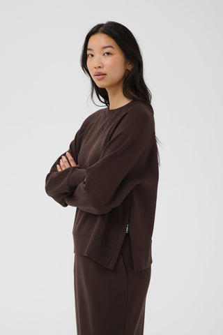Part Two Raglan Sweatshirt Brown Zola - MMJs Fashion