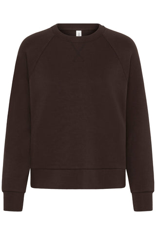 Part Two Raglan Sweatshirt Brown Zola - MMJs Fashion