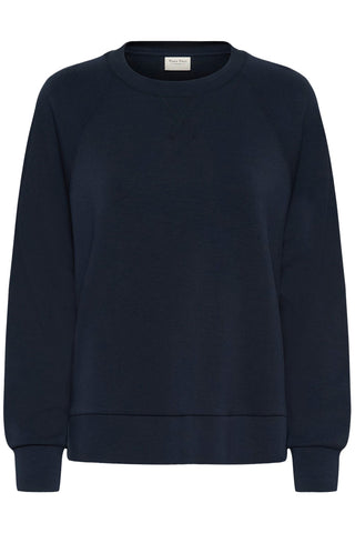 Part Two Raglan Sweatshirt Navy Blue Zola - MMJs Fashion