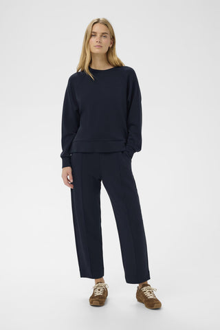 Part Two Raglan Sweatshirt Navy Blue Zola - MMJs Fashion