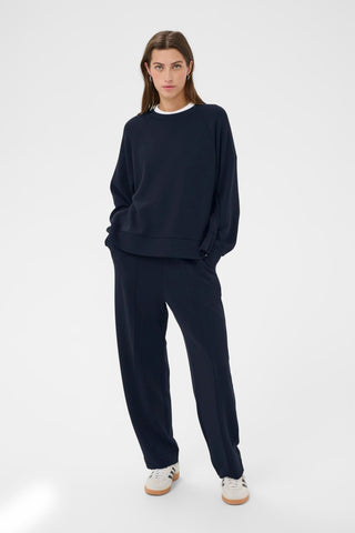 Part Two Raglan Sweatshirt Navy Blue Zola - MMJs Fashion