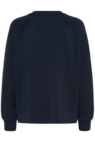 Part Two Raglan Sweatshirt Navy Blue Zola - MMJs Fashion