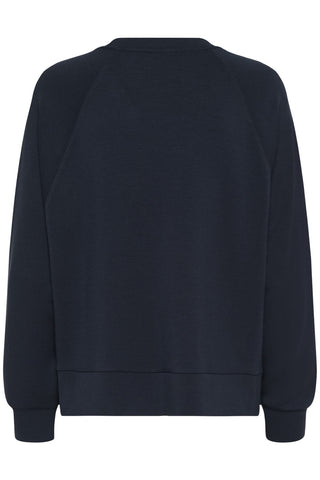 Part Two Raglan Sweatshirt Navy Blue Zola - MMJs Fashion