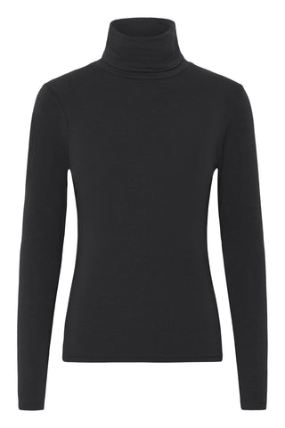 Part Two Roll Neck Top Navy Blue Efinas - MMJs Fashion