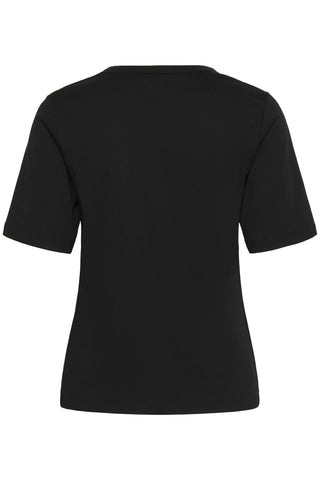 Part Two Round Neck Top Black Ratana - MMJs Fashion