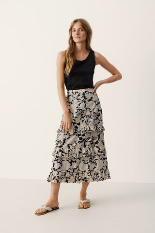 Part Two Round Neck Vest Top Black Arvida - MMJs Fashion