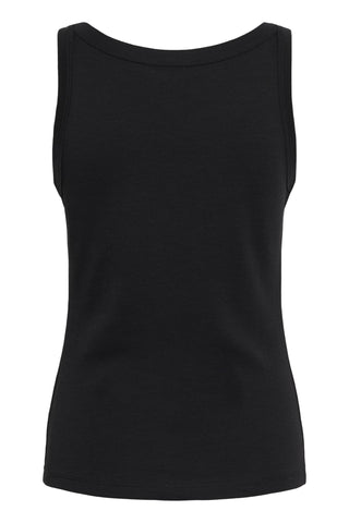 Part Two Round Neck Vest Top Black Arvida - MMJs Fashion