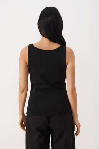 Part Two Round Neck Vest Top Black Arvida - MMJs Fashion