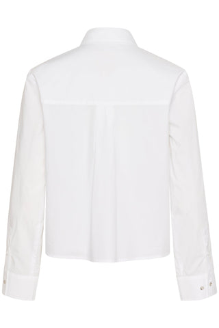 Part Two Ruffle Blouse White Pranvera - MMJs Fashion