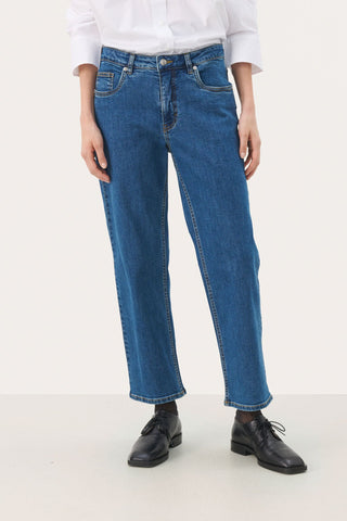 Part Two Straight Fit Jeans Mid Blue Judyas - MMJs Fashion