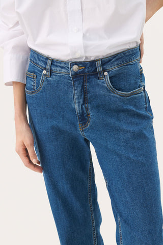 Part Two Straight Fit Jeans Mid Blue Judyas - MMJs Fashion