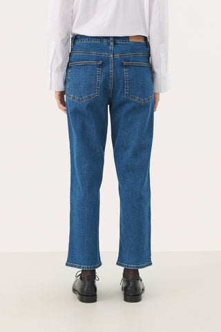 Part Two Straight Fit Jeans Mid Blue Judyas - MMJs Fashion