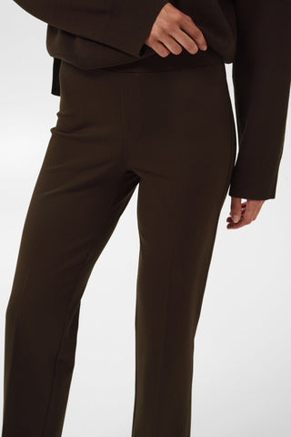 Part Two Straight Jersey Trousers Brown Ponta - MMJs Fashion