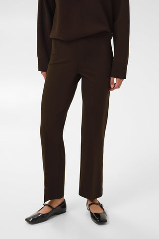 Part Two Straight Jersey Trousers Brown Ponta - MMJs Fashion