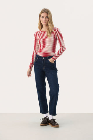 Part Two Straight Leg Jeans Dark Blue Judya - MMJs Fashion