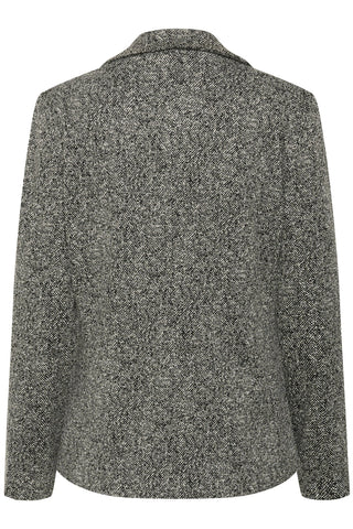 Part Two Tweed Blazer Black and White Vineke - MMJs Fashion
