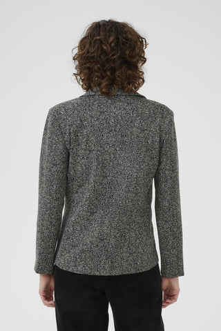 Part Two Tweed Blazer Black and White Vineke - MMJs Fashion