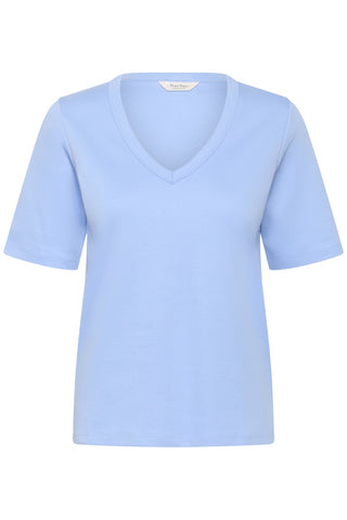 Part Two V - Neck Top Blue Ratansa - MMJs Fashion