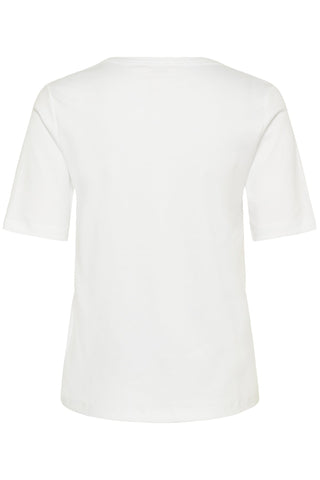 Part Two V - Neck Top White Ratansa - MMJs Fashion