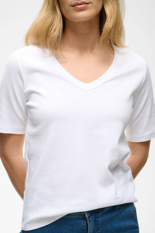 Part Two V-Neck Top White Ratansa - MMJs Fashion