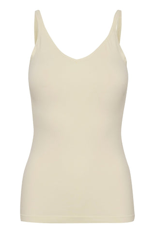 Part Two V Neck Vest Top Beige Hydda - MMJs Fashion