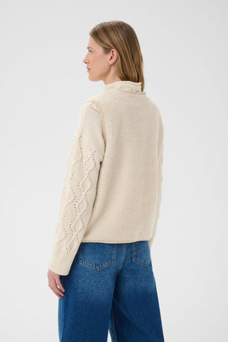 Part Two Warm Fleece Waistcoat Beige Camelie - MMJs Fashion