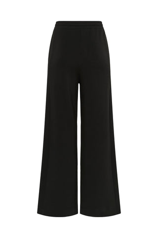 Part Two Wide Jersey Trousers Black Cheline - MMJs Fashion