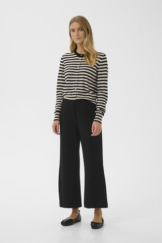Part Two Wide Leg Jersey Trousers Black Ilissa - MMJs Fashion