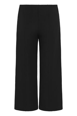 Part Two Wide Leg Jersey Trousers Black Ilissa - MMJs Fashion