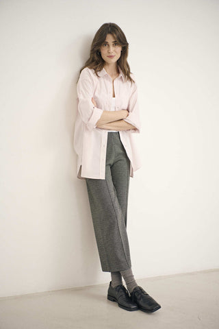 Part Two Wide Leg Trousers Black White Ilisan - MMJs Fashion