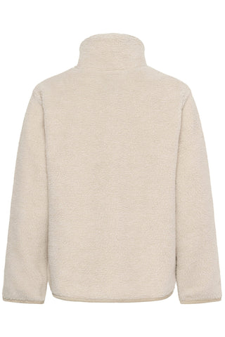 Part Two Zip Up Fleece Jacket Beige Catharina - MMJs Fashion