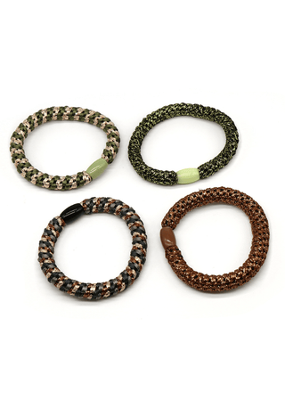POM Mixed Pack of Hairbands Green Bronze - MMJs Fashion